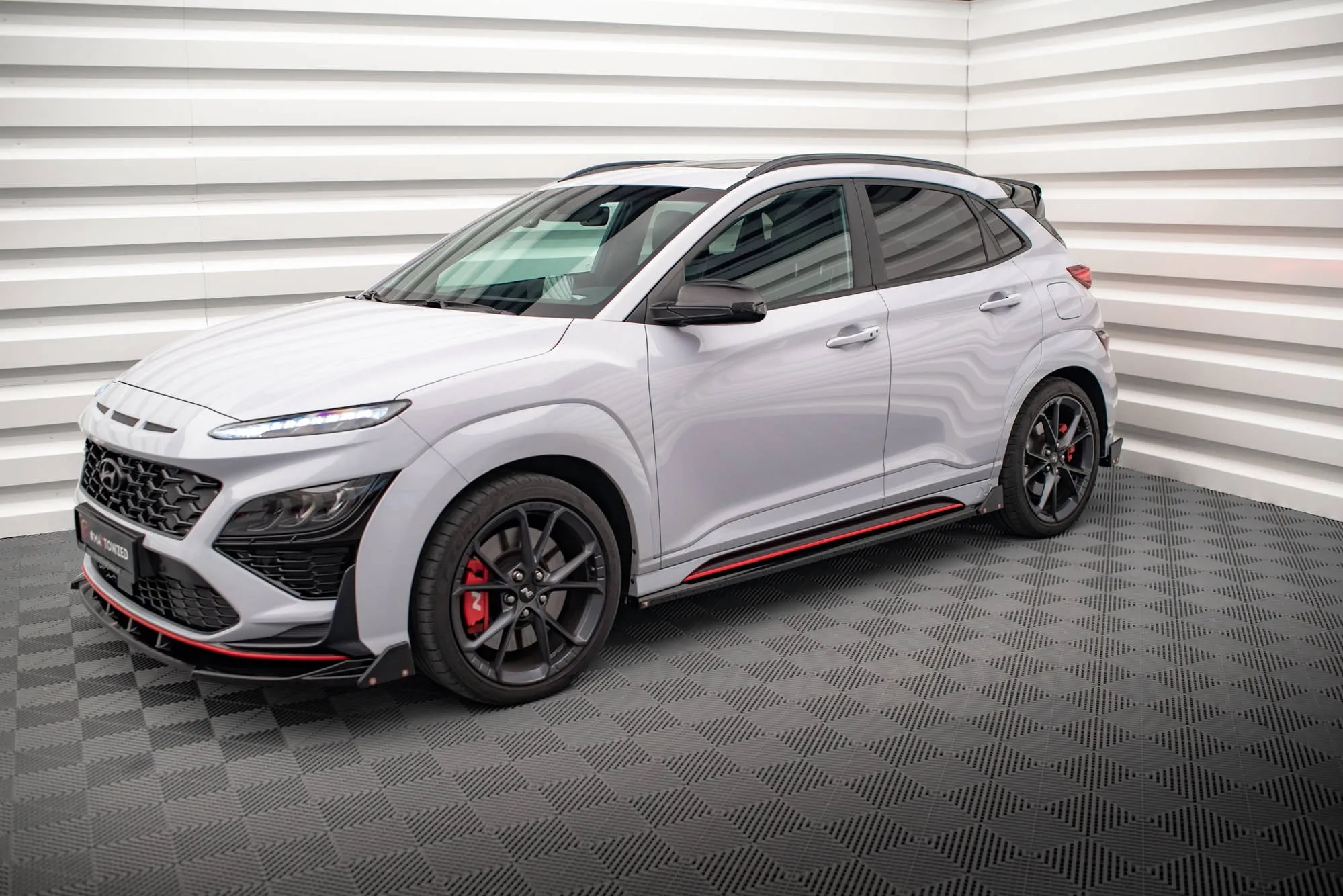 Side Skirts Diffusers V.1   Flaps Hyundai Kona N Mk1