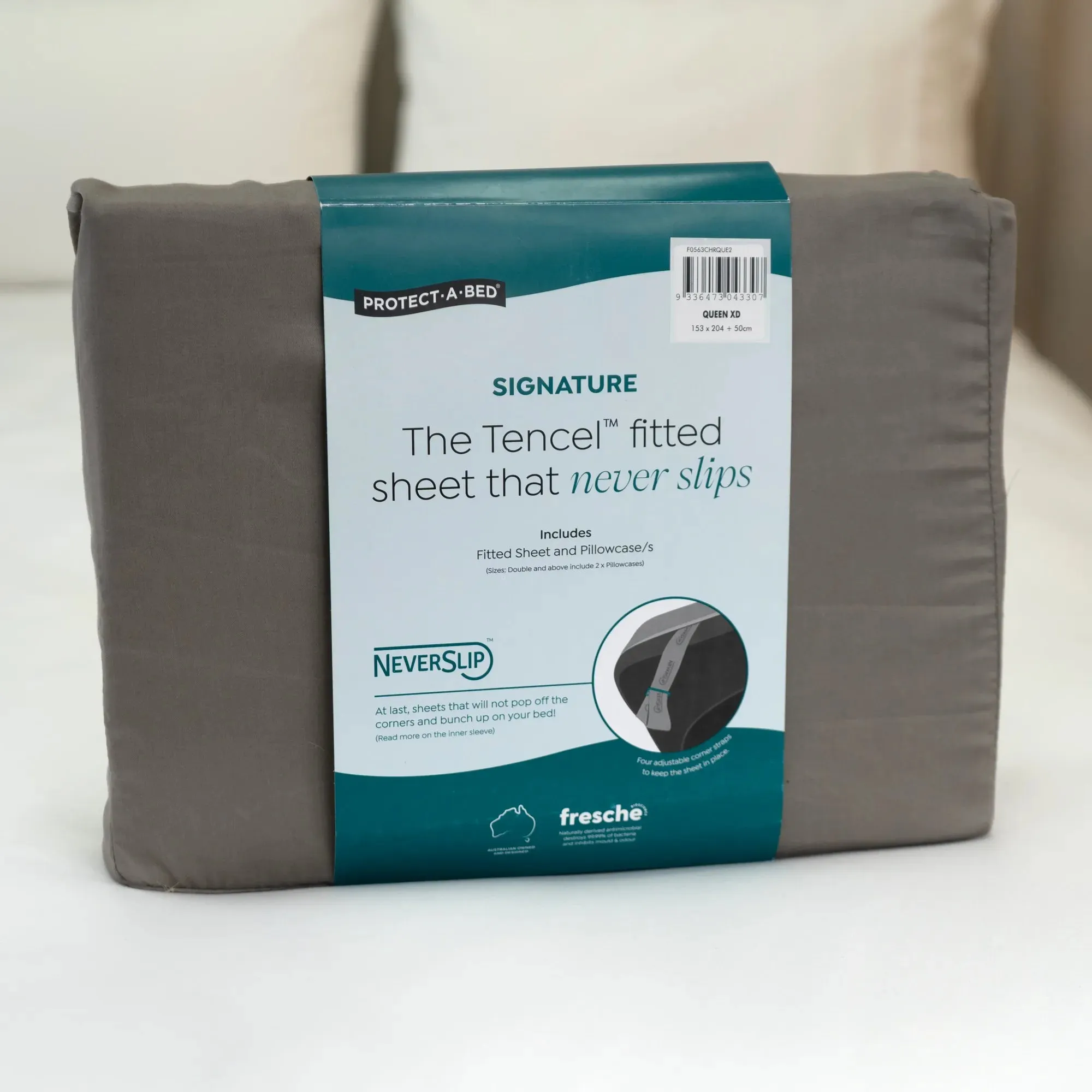 Signature Tencel™ Tailored Neverslip™ Fitted Sheets and Pillowcases