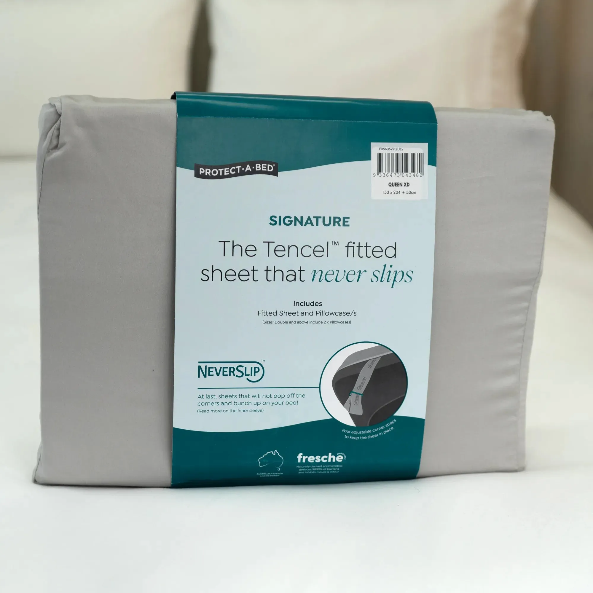 Signature Tencel™ Tailored Neverslip™ Fitted Sheets and Pillowcases