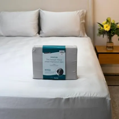 Signature Tencel™ Tailored Neverslip™ Fitted Sheets and Pillowcases