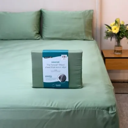 Signature Tencel™ Tailored Neverslip™ Fitted Sheets and Pillowcases