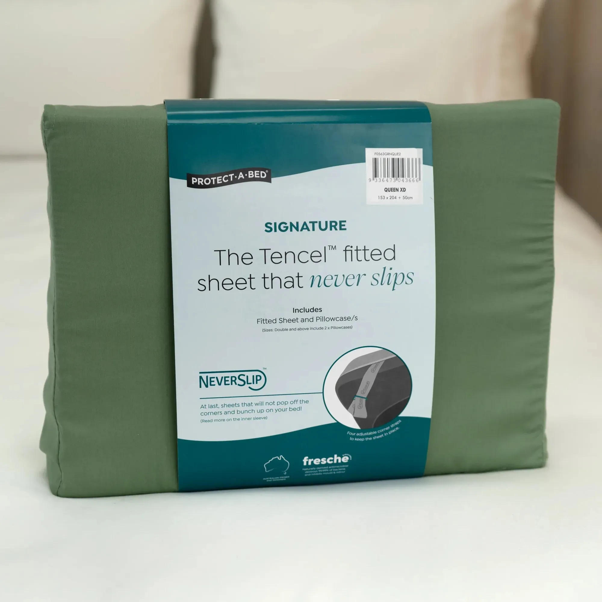 Signature Tencel™ Tailored Neverslip™ Fitted Sheets and Pillowcases