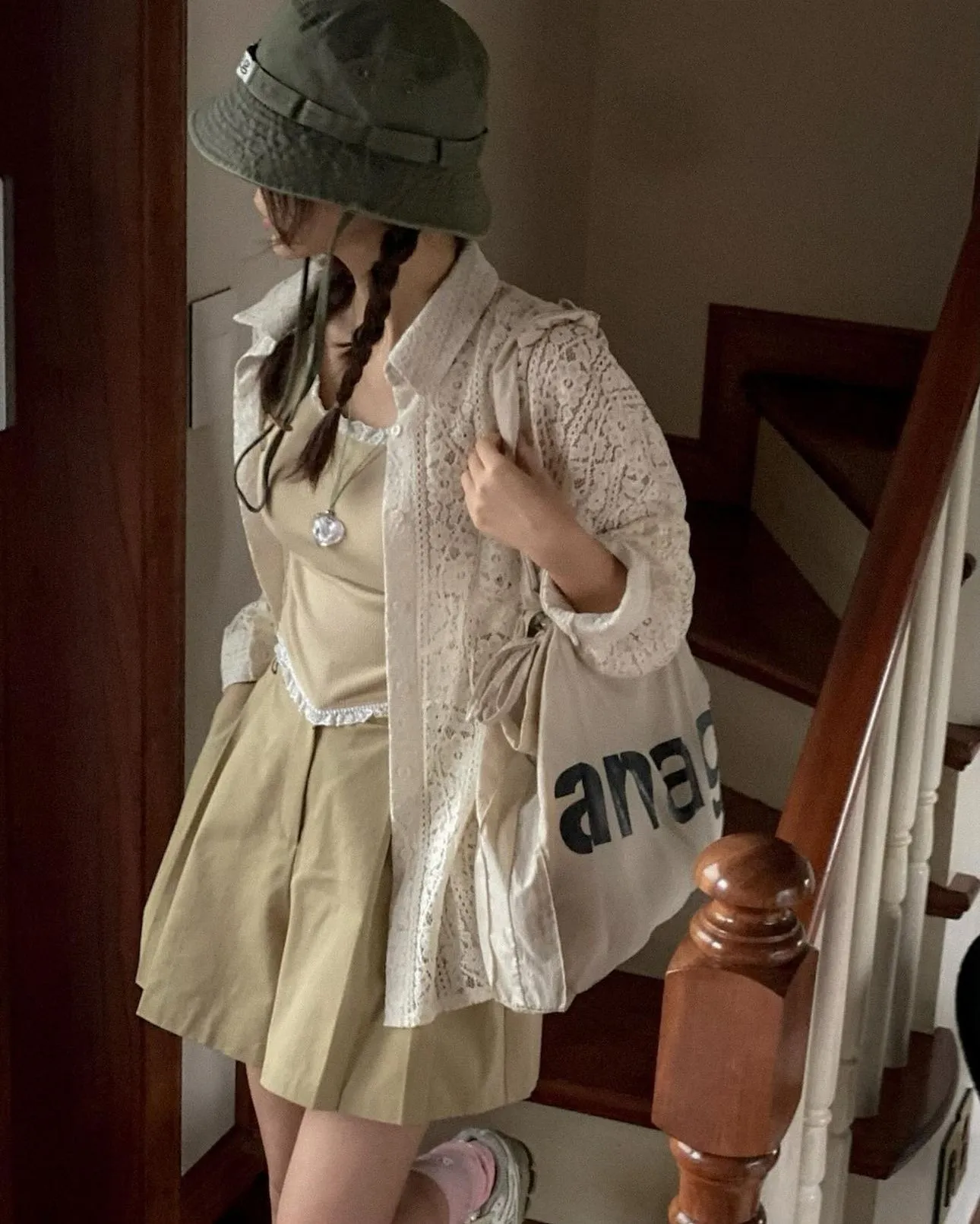 Soft Textured Lace Oversized Shirts