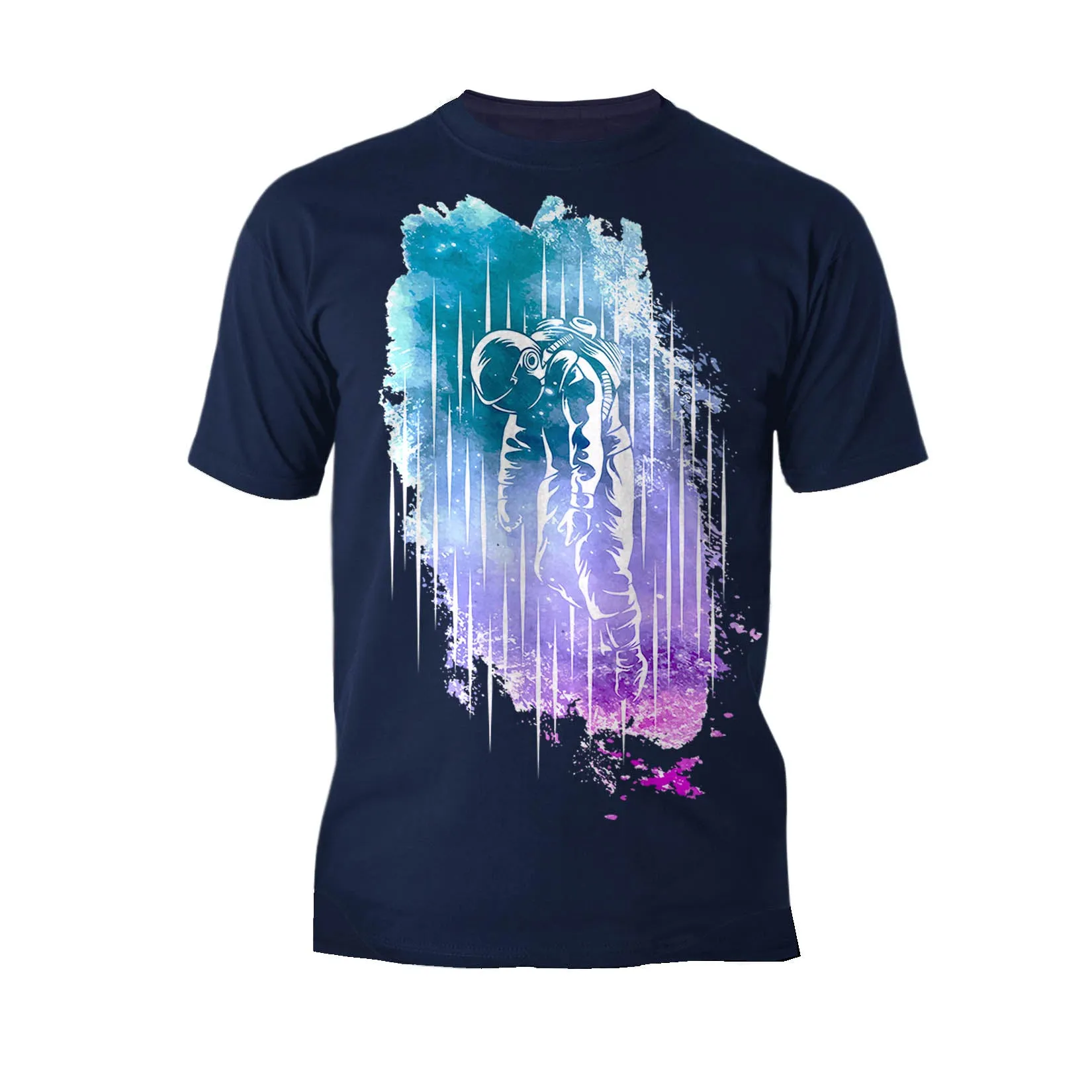 Space Science Astronaut Star Splash Fine Art Nerd Geek Chic Official Men's T-shirt