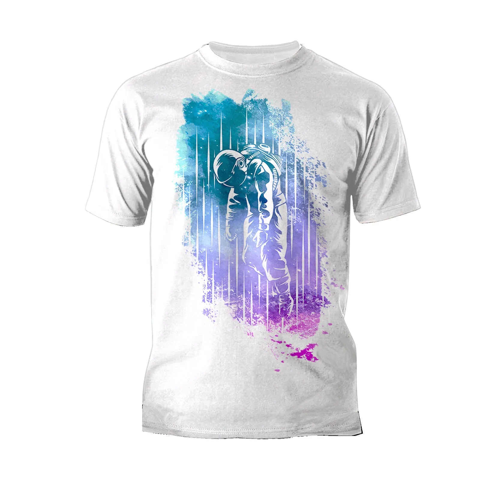 Space Science Astronaut Star Splash Fine Art Nerd Geek Chic Official Men's T-shirt