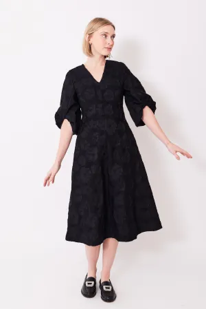 Stine Goya Volume Mid Sleeves Midi Dress