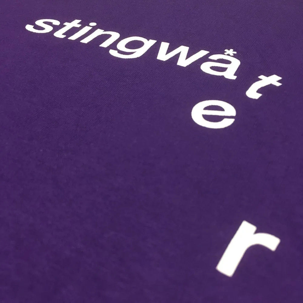 Stingwater Wilted Logo T-Shirt Purple