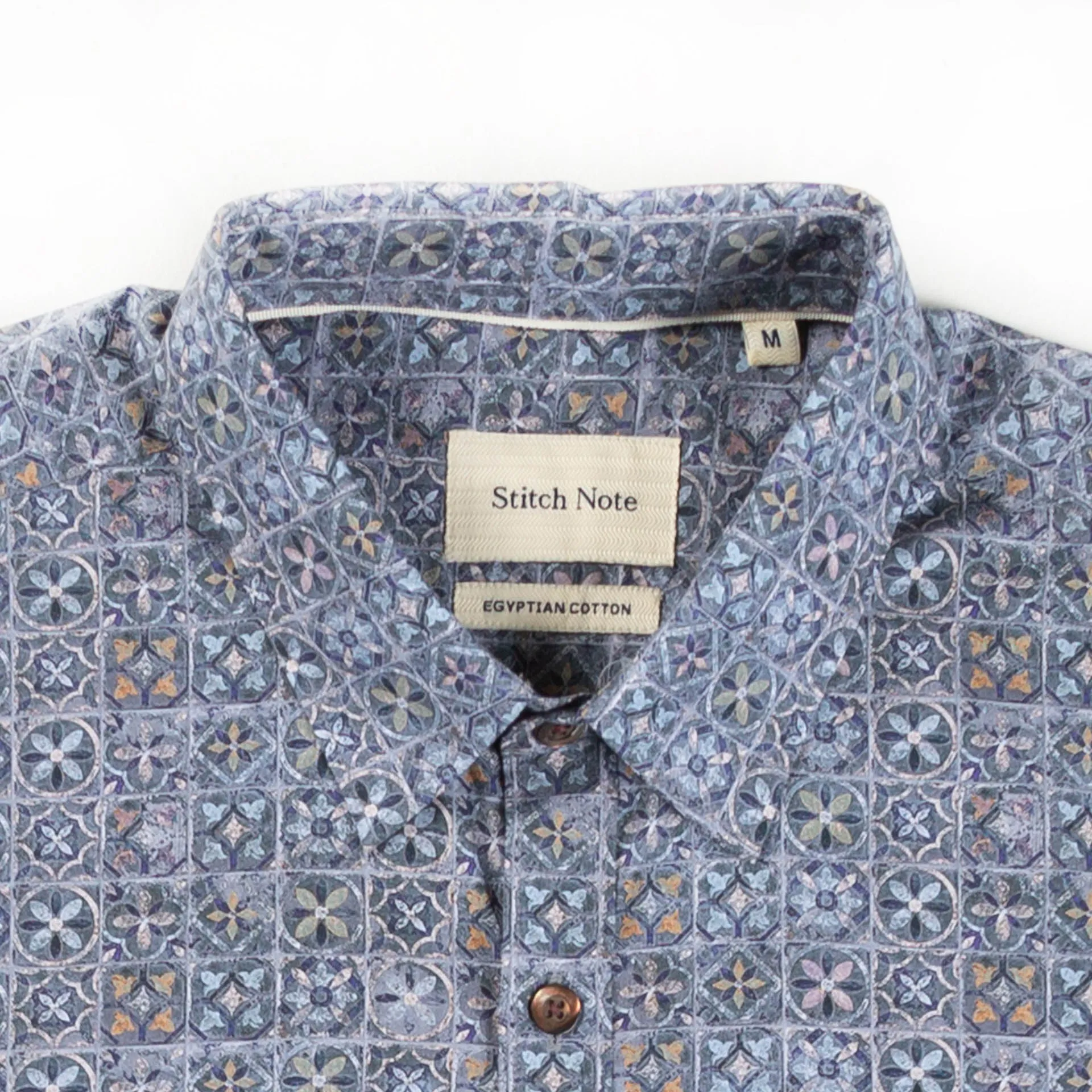 Stitch Note Classic Long Sleeve Shirt - Sapphire