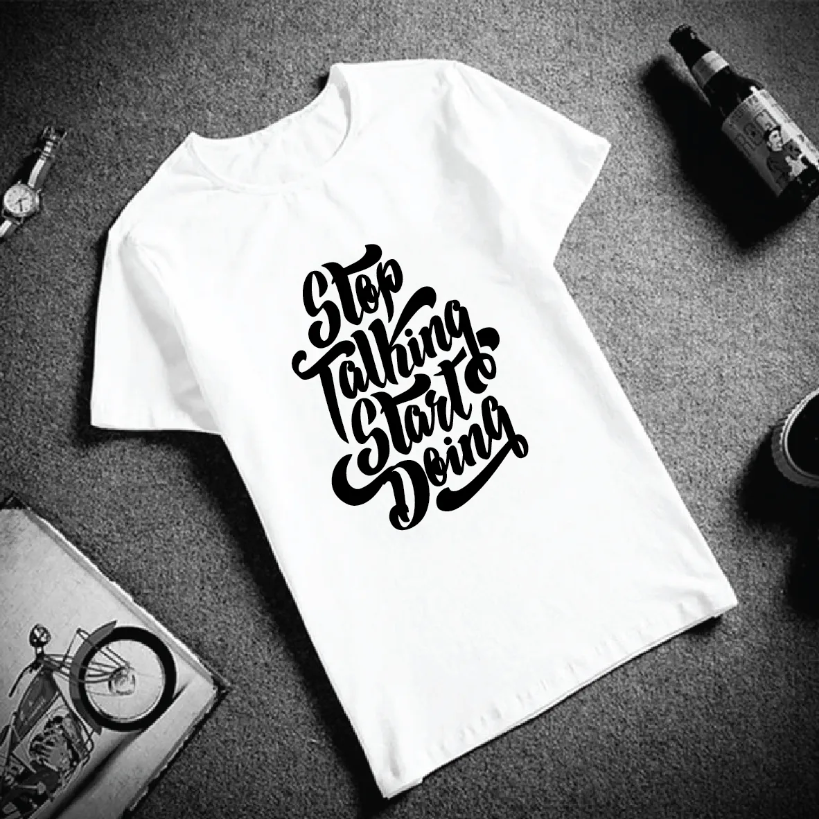 Stop Talking Start Doing Men T-shirt