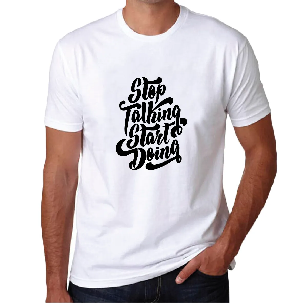 Stop Talking Start Doing Men T-shirt