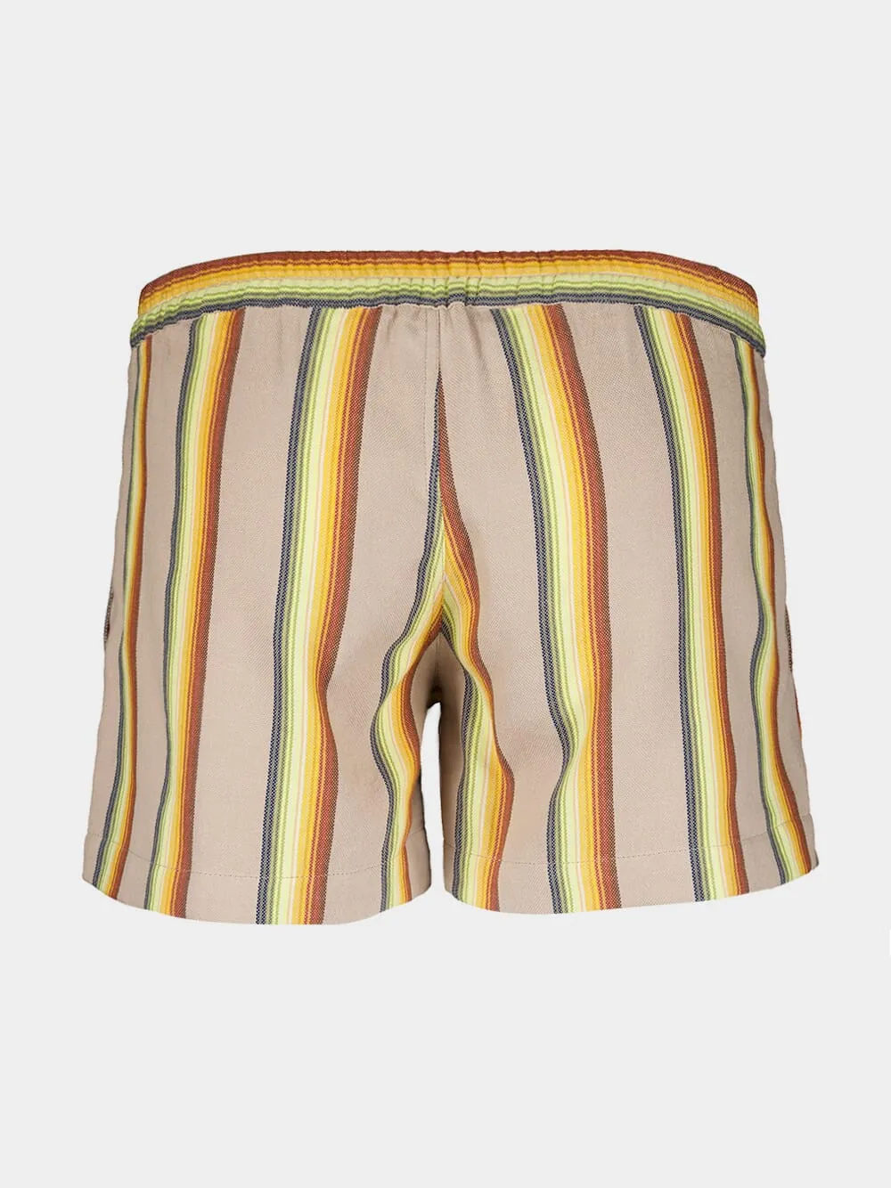 Striped Cropped Shorts