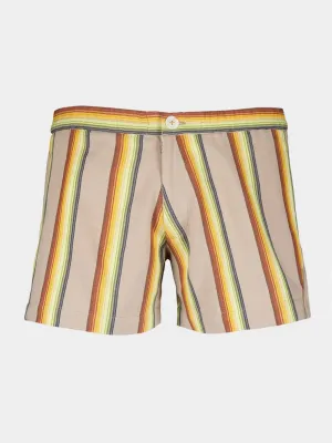 Striped Cropped Shorts