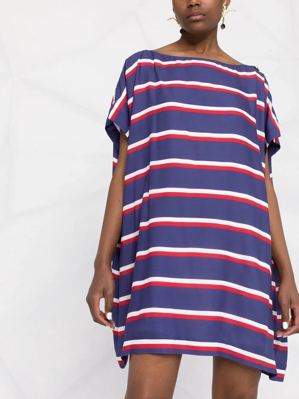 Striped mini dress