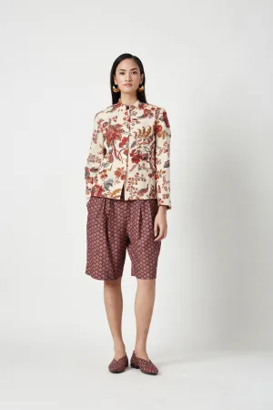 Summer Jacket Pure Silk Embroidered-Fashion Edit Java 3-7JV-81-Payal Pratap