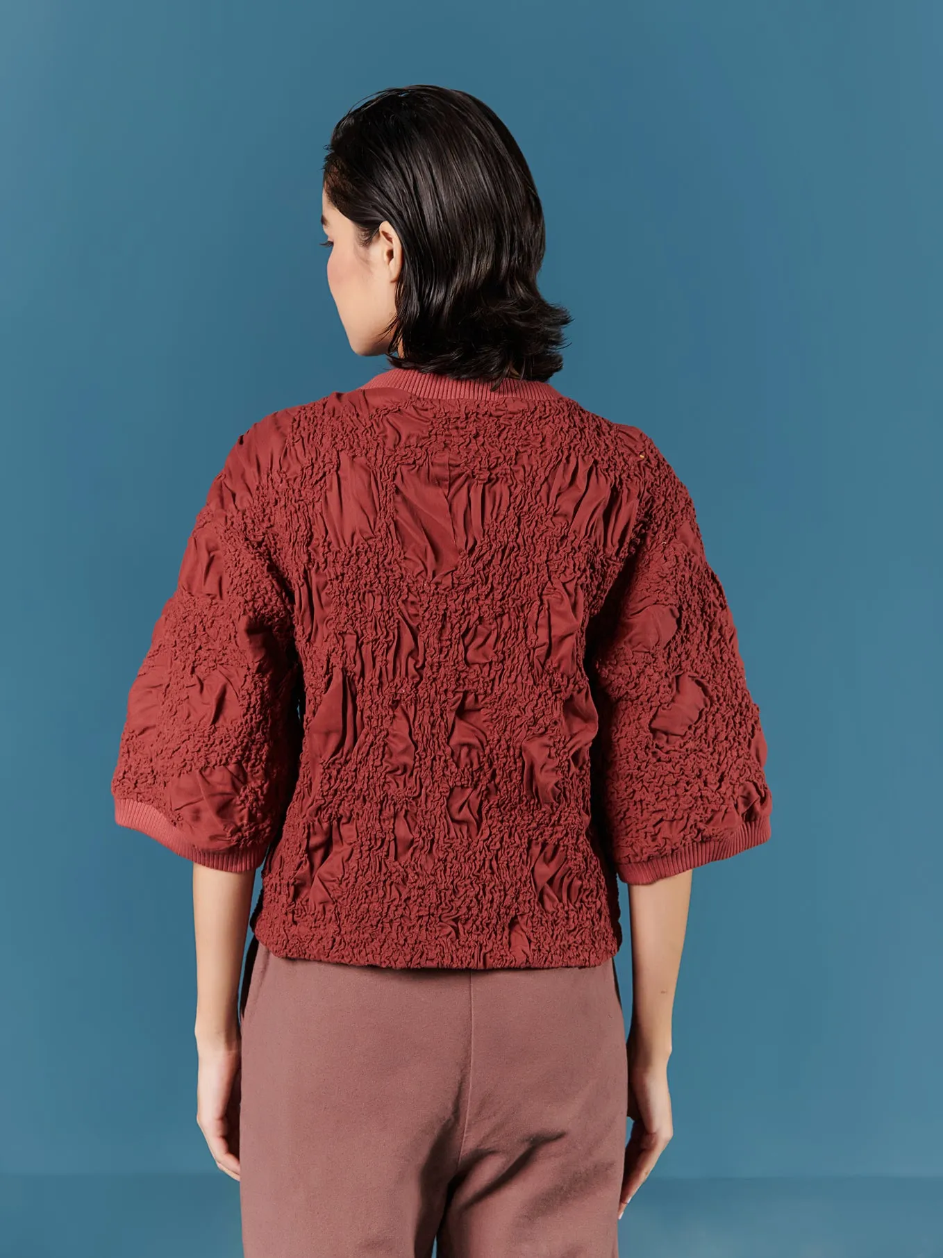 summer T-shirt cotton smocked hem-fashion edit-after dark-89-ilk