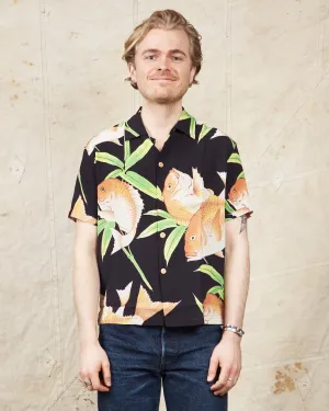 Sun Surf Rayon Hawaiian Shirt "Red Snapper" Special Edition Kalakaua