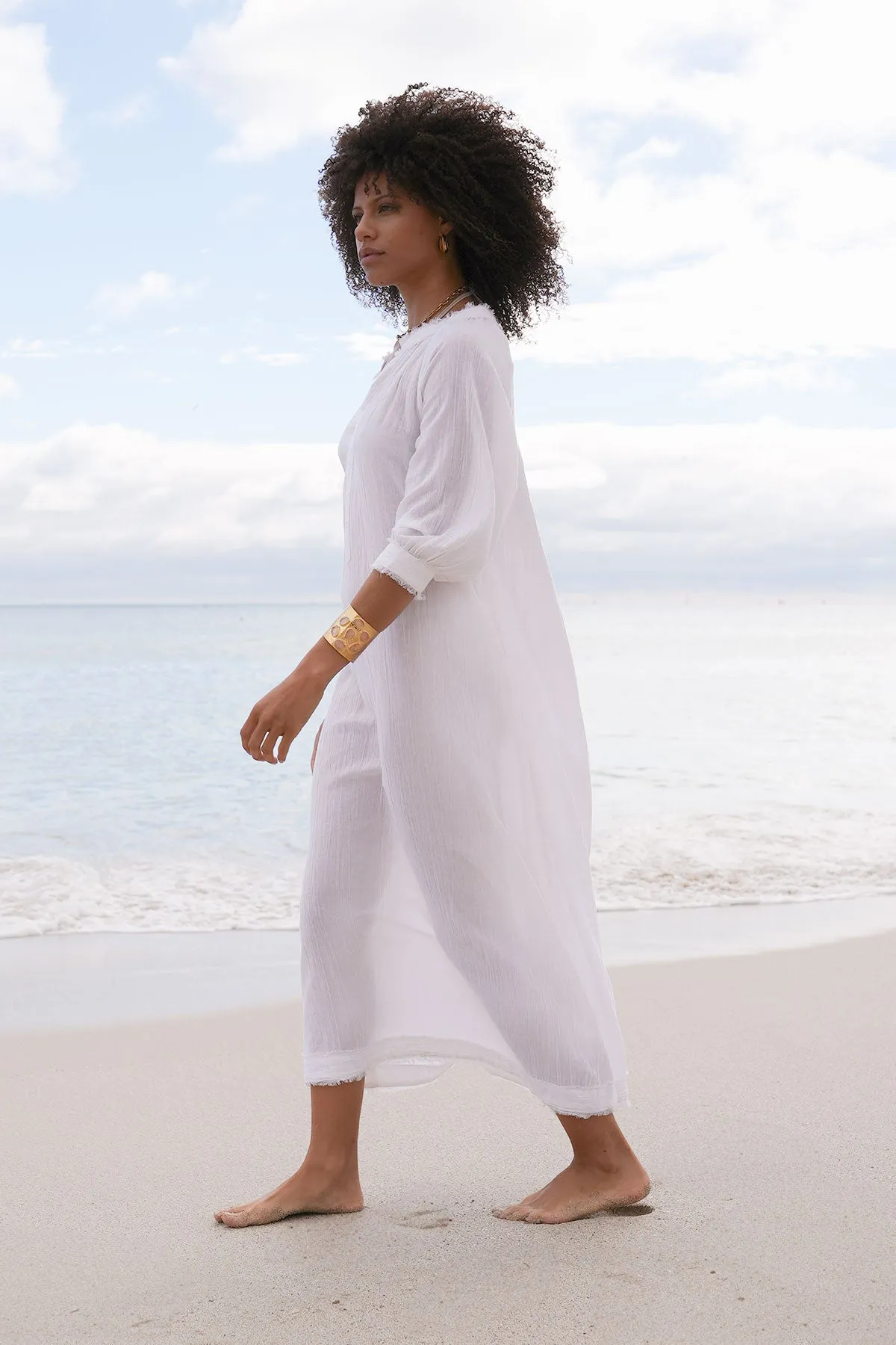 Suri Maxi Tunic White