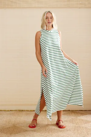 SWAHILI. Green & White. LAST ONE! SIZE 18 ONLY!
