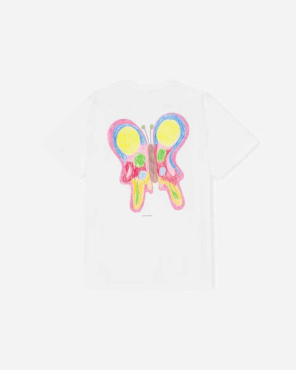 T-shirt Butterfly - White