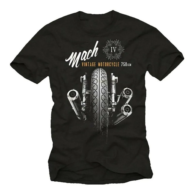 T Shirt Femme Moto Vintage