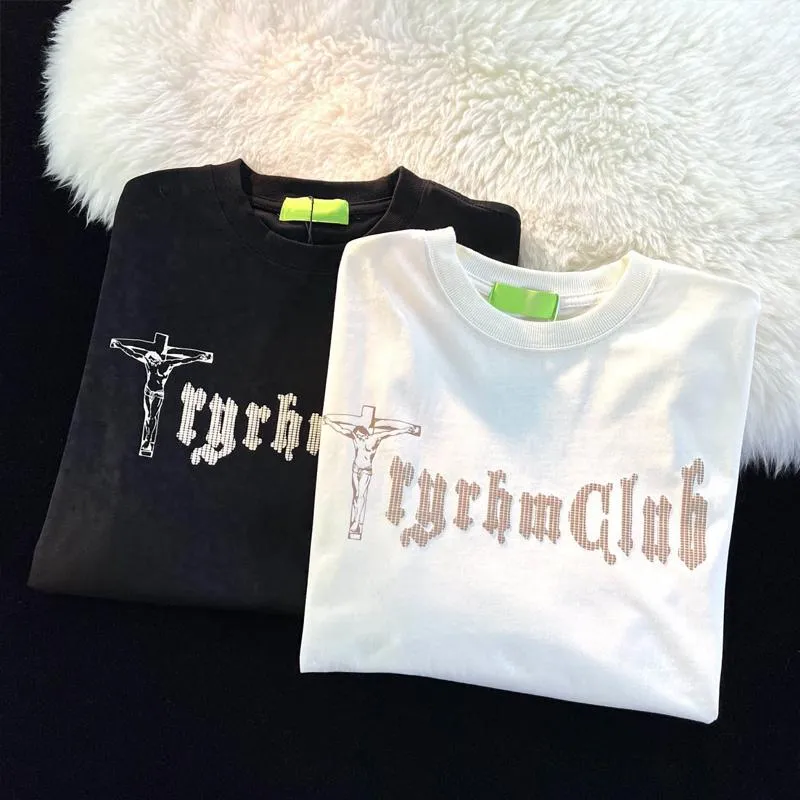 T-shirt imprimé tête de mort vintage