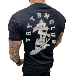 T-shirt imprimé tête de mort vintage