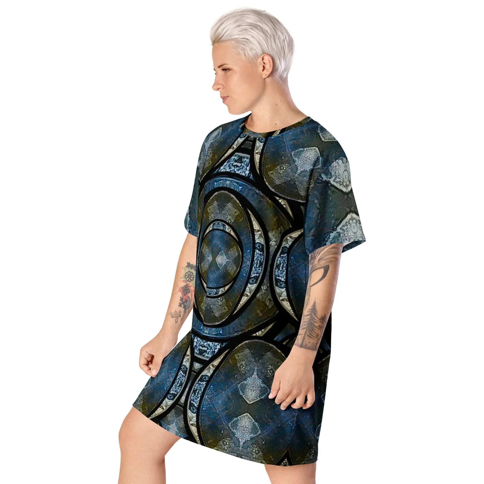 T-Shirt Tunic (Muliebris/Virilis)(Opal Skies Cantus Primus "Lūminōsitās") RJSTHs2024 RJS