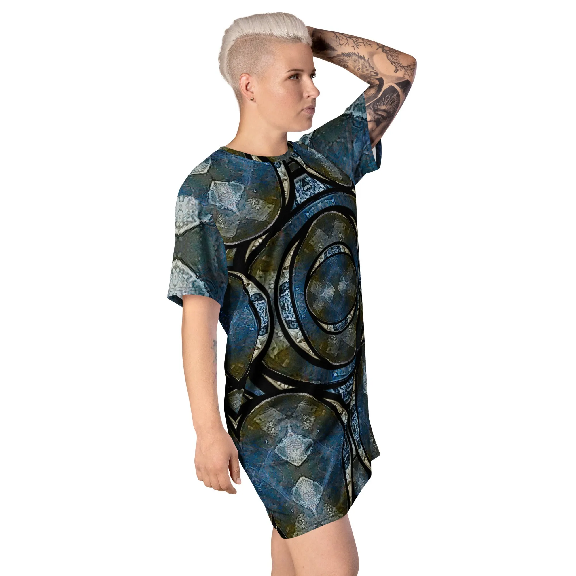 T-Shirt Tunic (Muliebris/Virilis)(Opal Skies Cantus Primus "Lūminōsitās") RJSTHs2024 RJS
