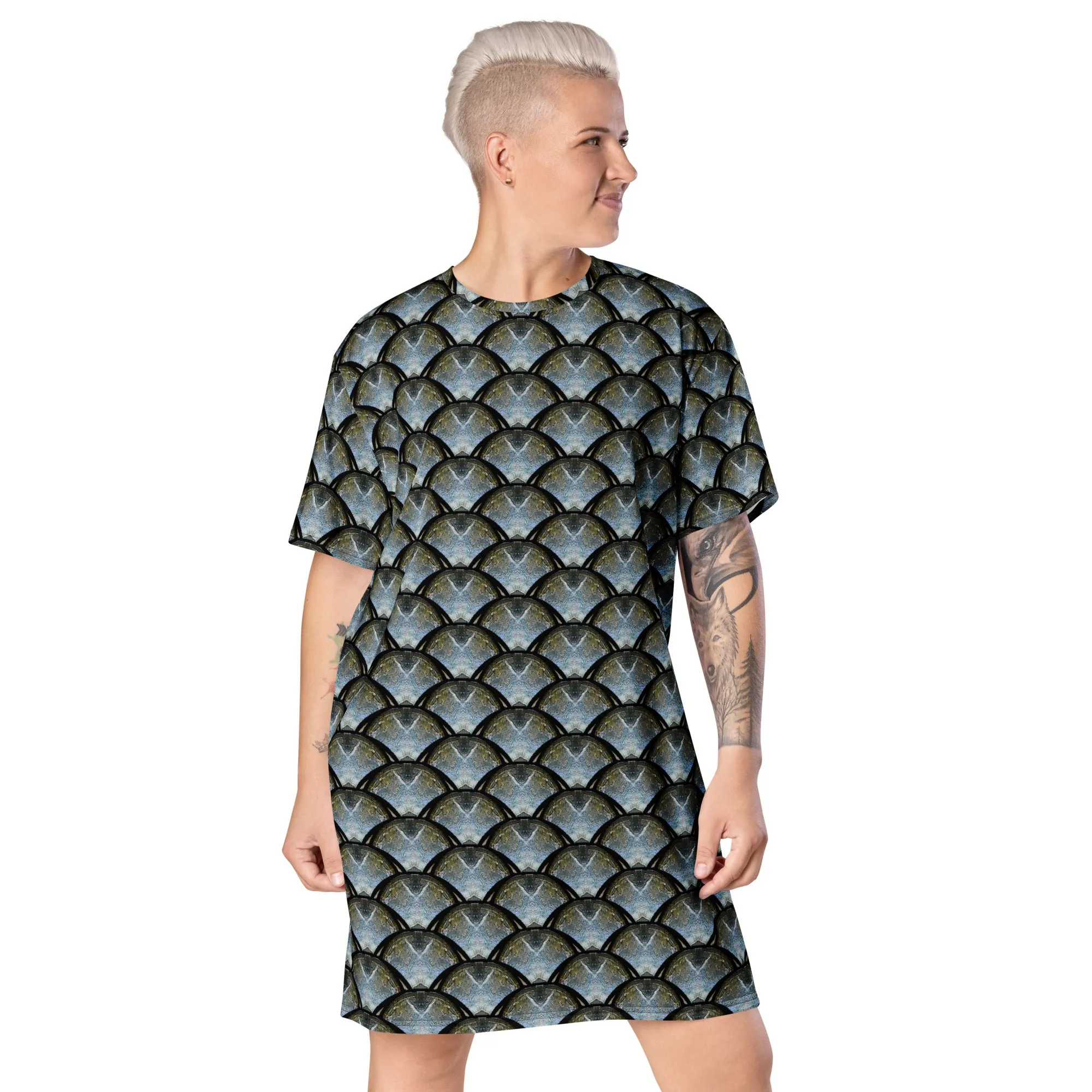 T-Shirt Tunic (Muliebris/Virilis)(Opal Skies Cantus Primus "Lūminōsitās") RJSTHs2024 RJS