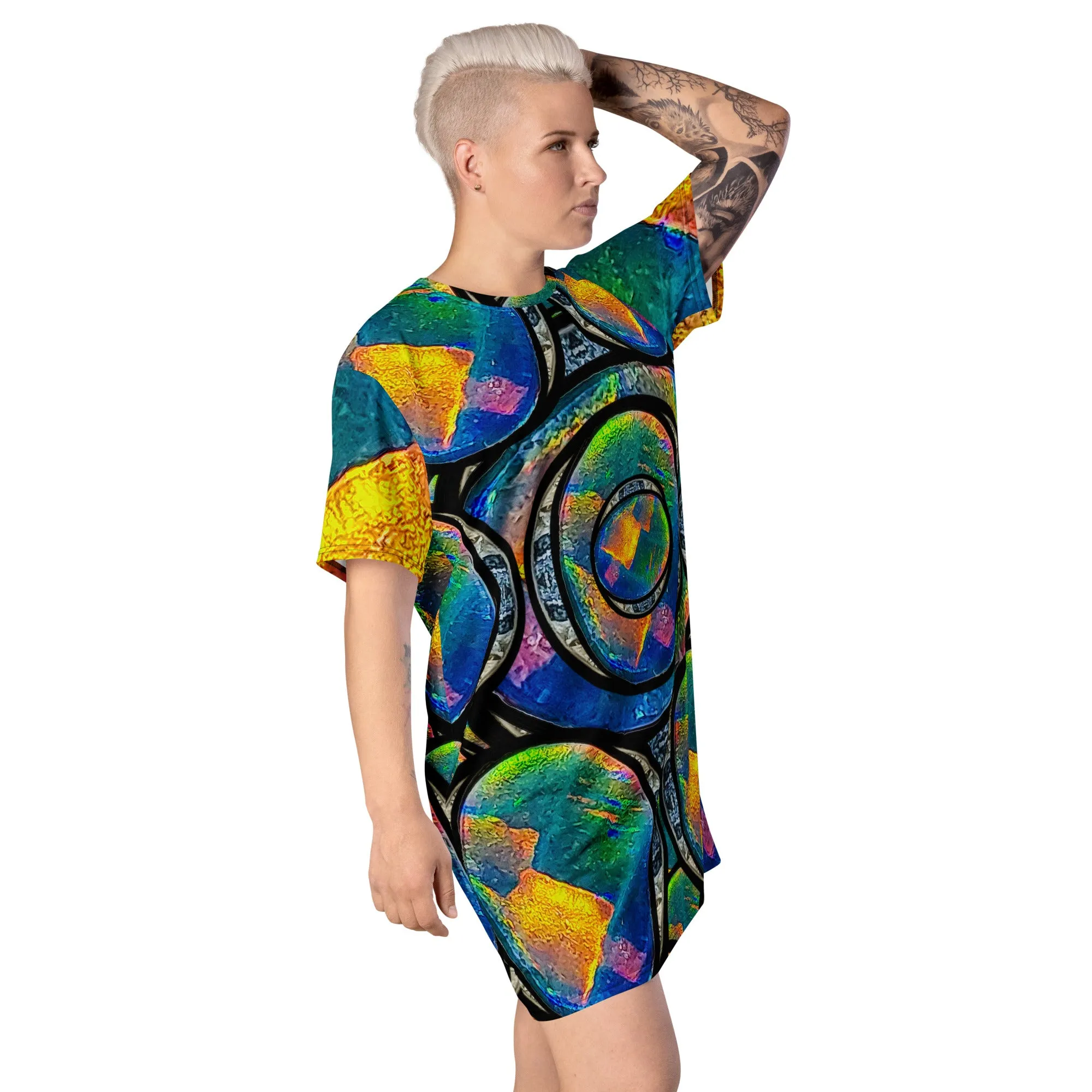 T-Shirt Tunic (Muliebris/Virilis)(Opal Skies Cantus Primus) RJSTHs2024 RJS