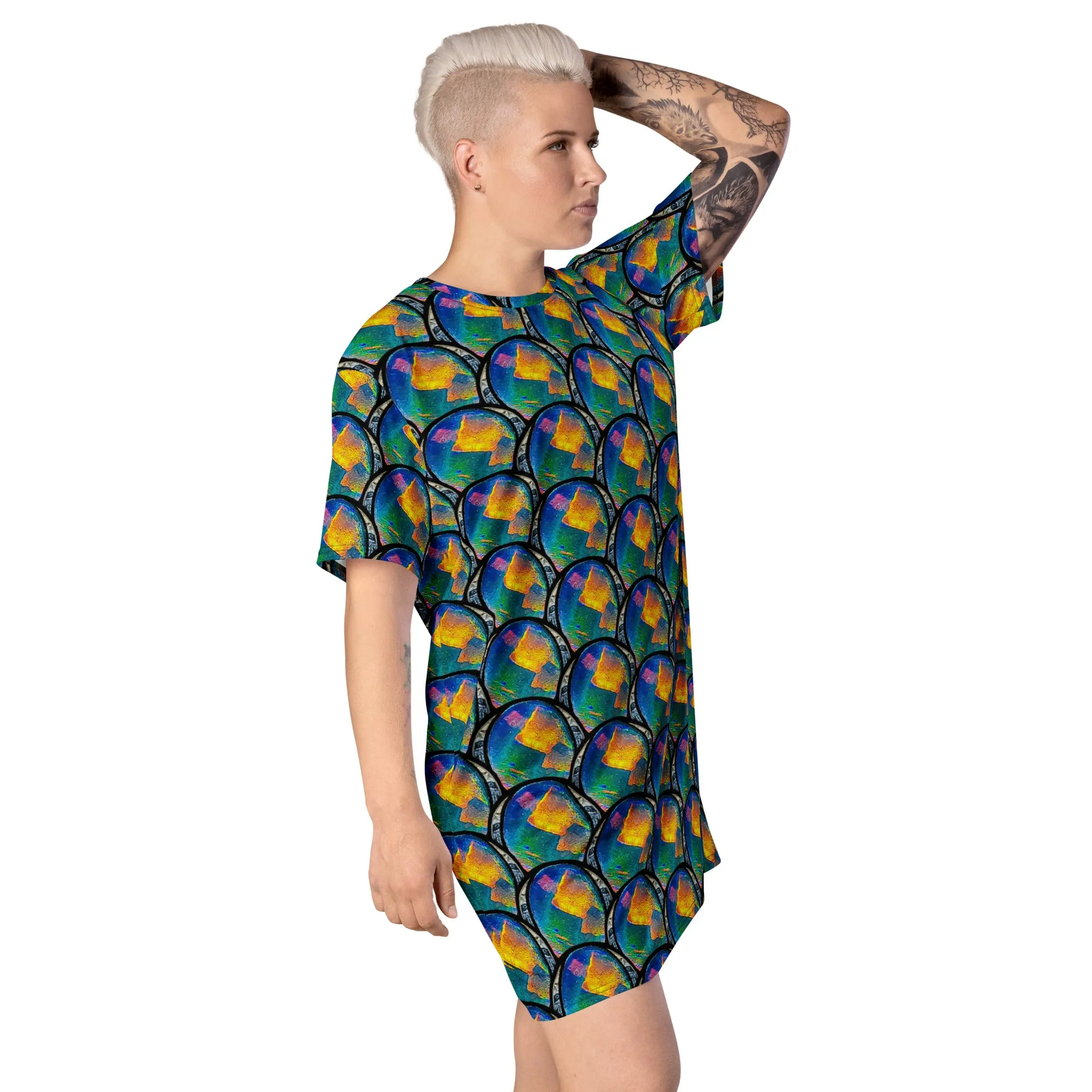 T-Shirt Tunic (Muliebris/Virilis)(Opal Skies Cantus Primus) RJSTHs2024 RJS