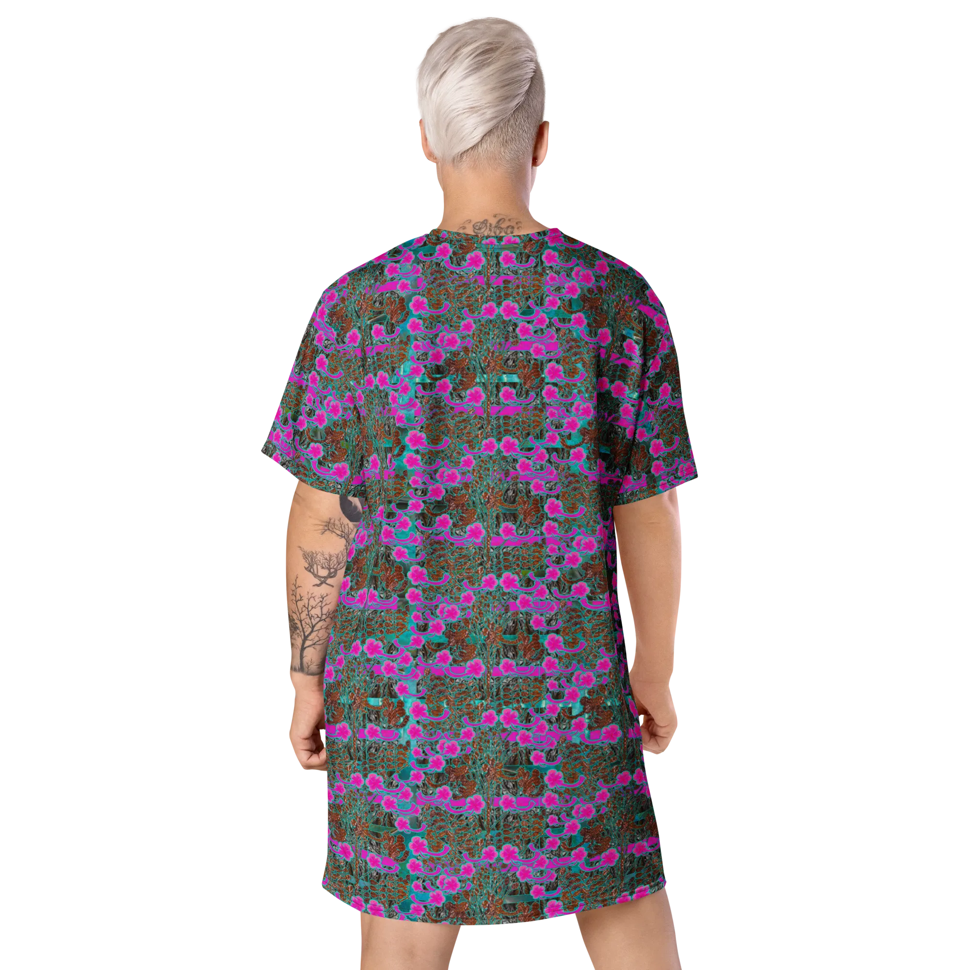 T-Shirt Tunic (Muliebris/Virilis)(Tree Link WindSong Flower) RJSTH@Fabric#8 RJSTHW2024 RJSv