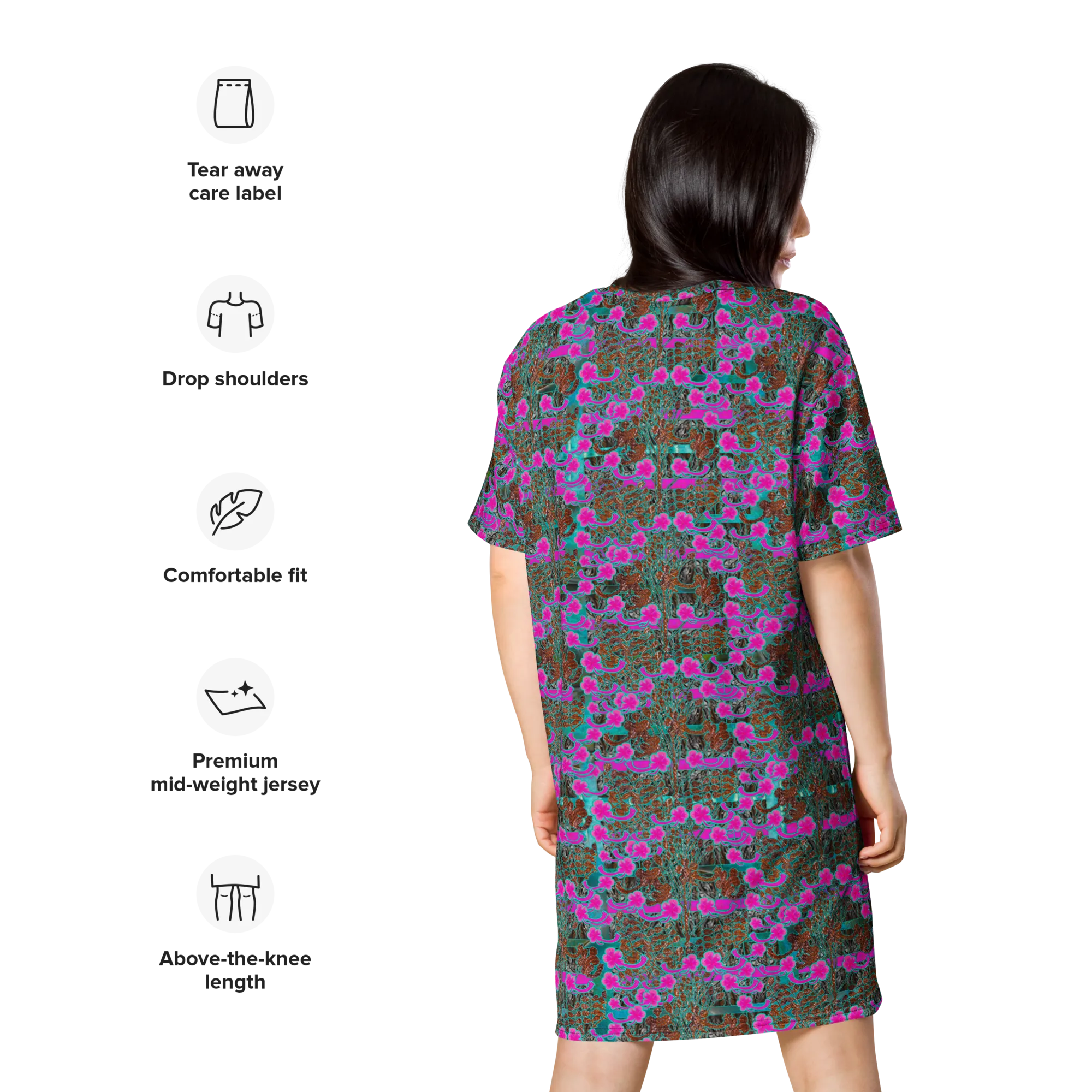 T-Shirt Tunic (Muliebris/Virilis)(Tree Link WindSong Flower) RJSTH@Fabric#8 RJSTHW2024 RJSv