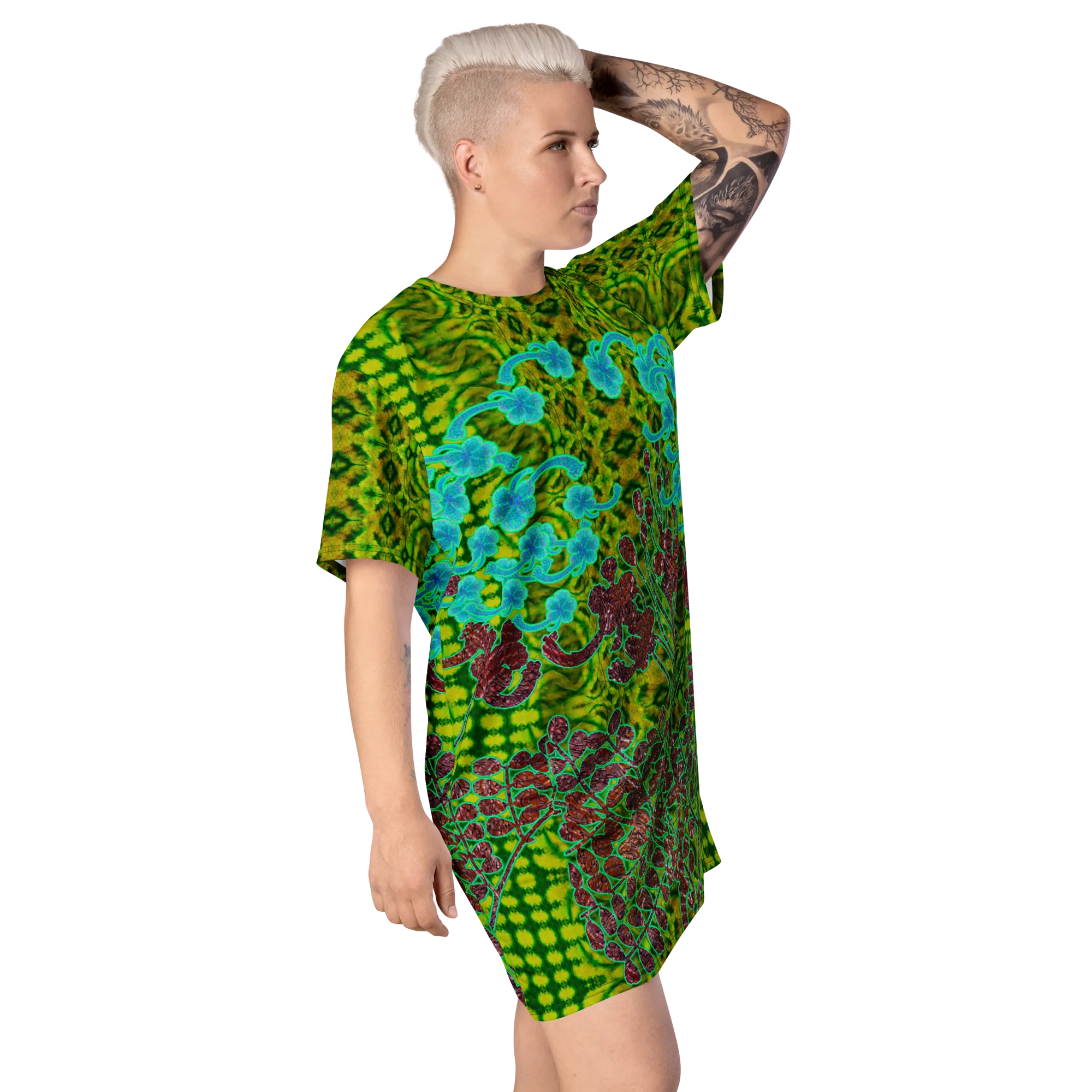T-Shirt Tunic (Muliebris/Virilis)(WindSong Flower) RJSTH@Fabric#10 RJSTHW2024 RJS