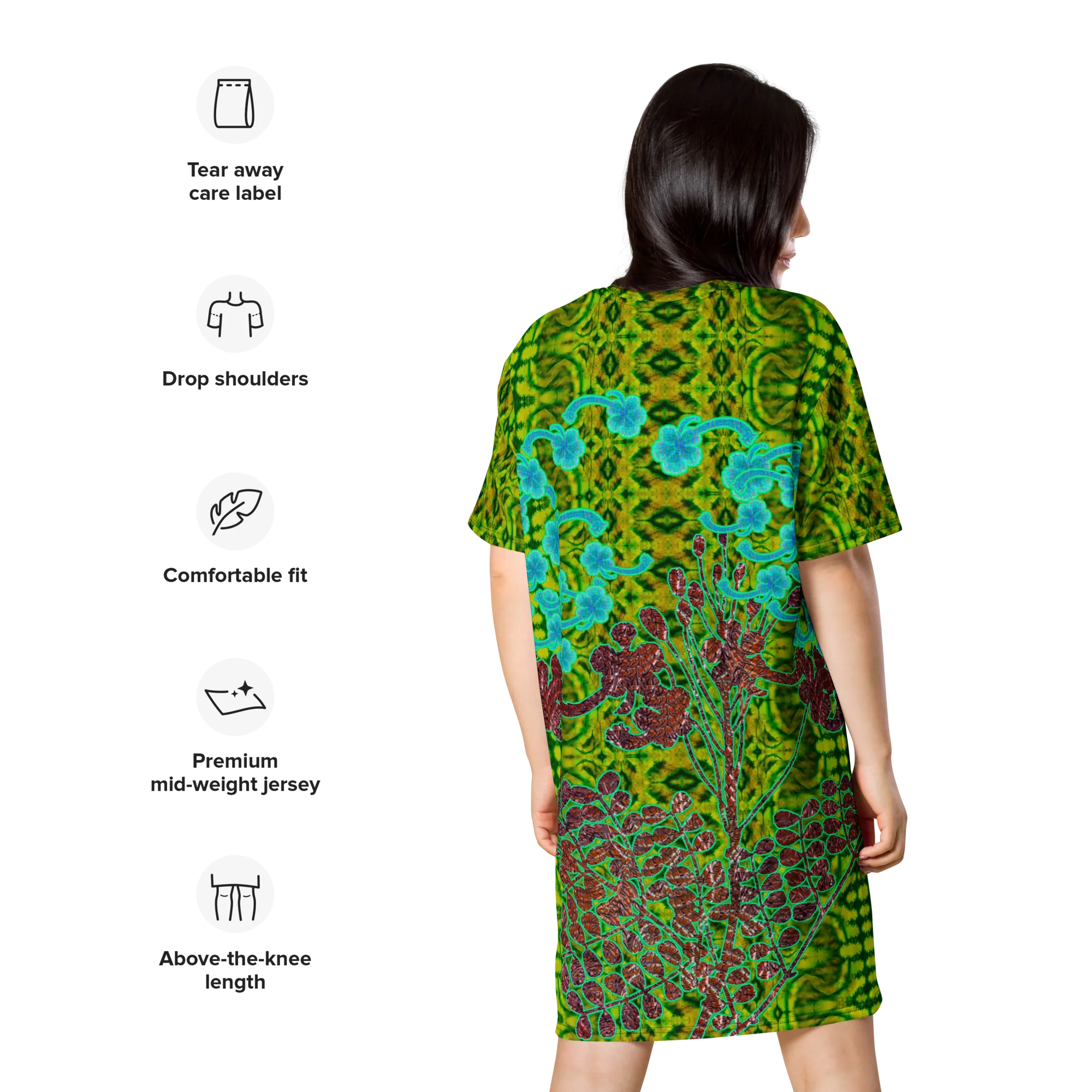 T-Shirt Tunic (Muliebris/Virilis)(WindSong Flower) RJSTH@Fabric#10 RJSTHW2024 RJS