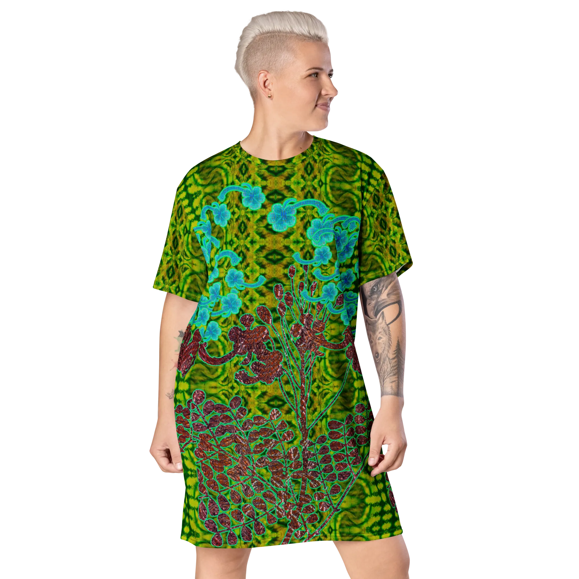 T-Shirt Tunic (Muliebris/Virilis)(WindSong Flower) RJSTH@Fabric#10 RJSTHW2024 RJS