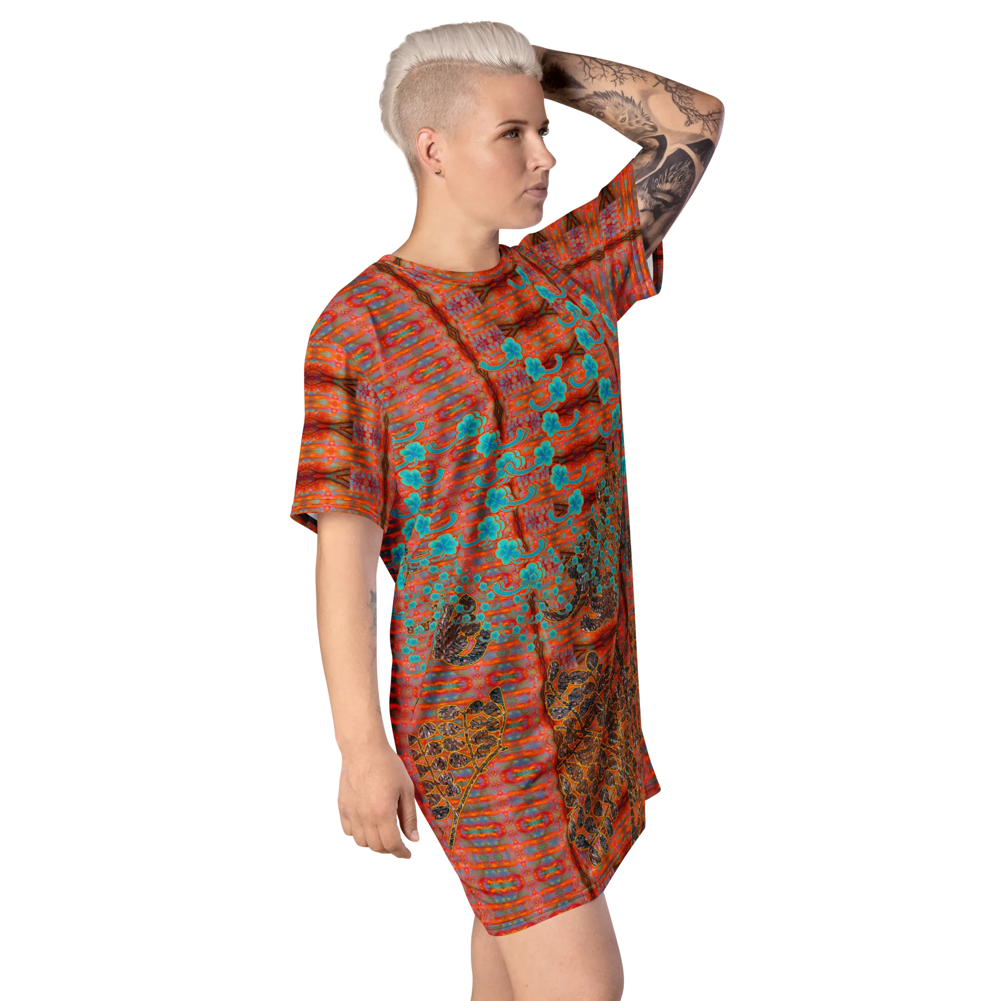 T-Shirt Tunic (Muliebris/Virilis)(WindSong Flower) RJSTH@Fabric#12 RJSTHW2024 RJS
