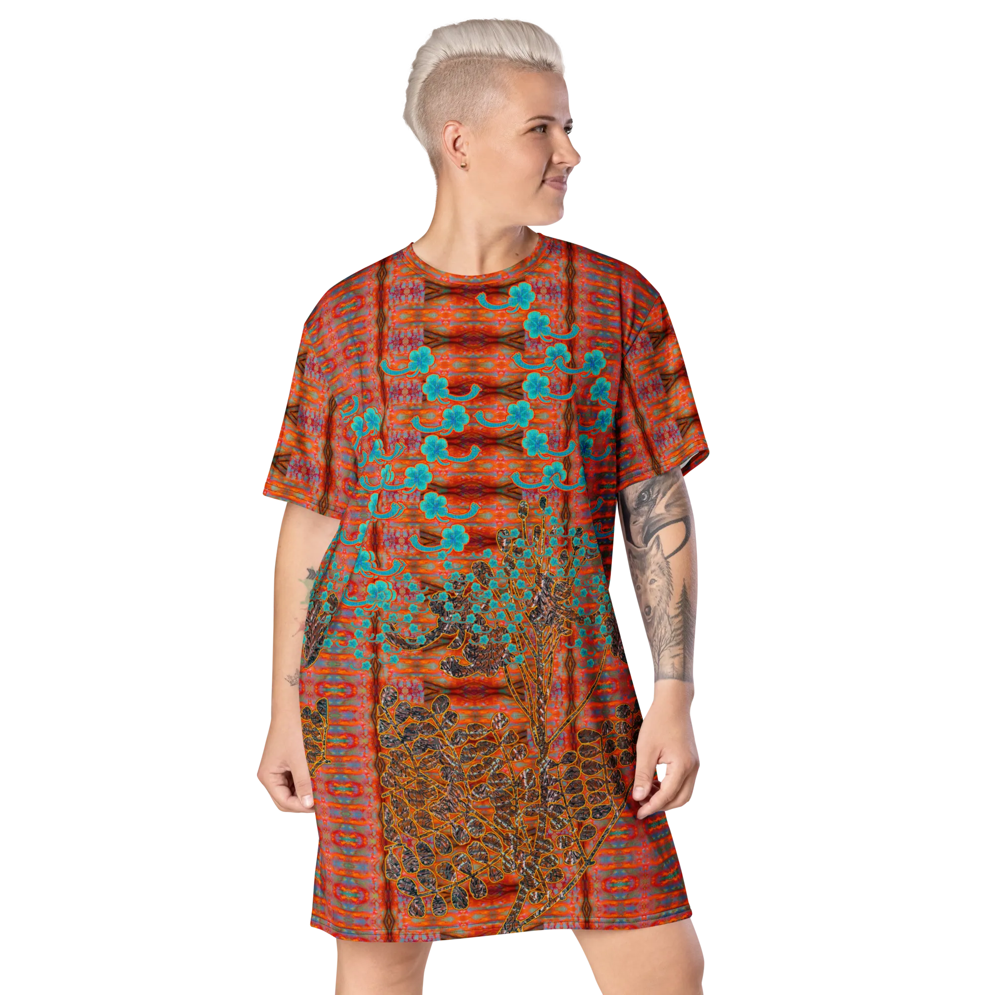T-Shirt Tunic (Muliebris/Virilis)(WindSong Flower) RJSTH@Fabric#12 RJSTHW2024 RJS
