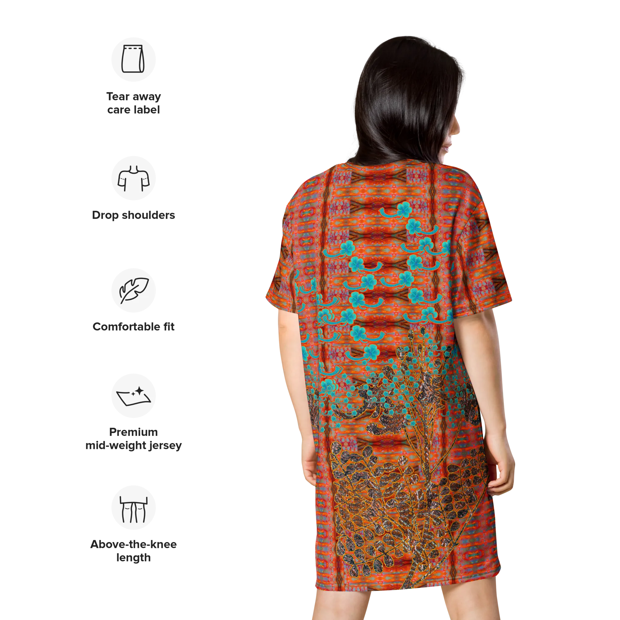 T-Shirt Tunic (Muliebris/Virilis)(WindSong Flower) RJSTH@Fabric#12 RJSTHW2024 RJS