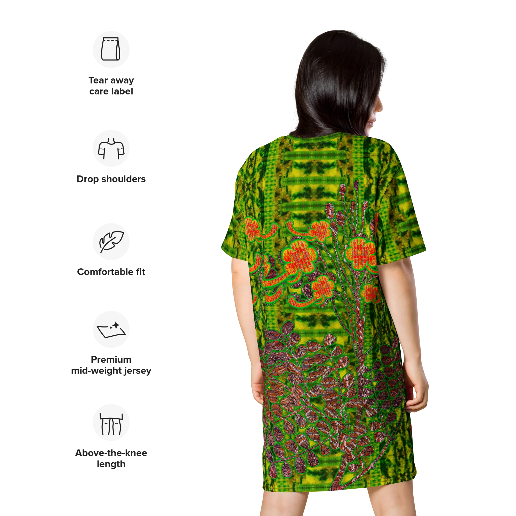 T-Shirt Tunic (Muliebris/Virilis)(WindSong Flower) RJSTH@Fabric#3 RJSTHW2024 RJS