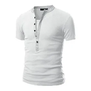 T-shirt vintage blanc à col v