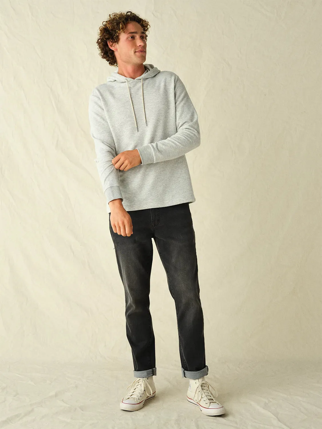 Tailwind Hoodie | Heather Grey Twill