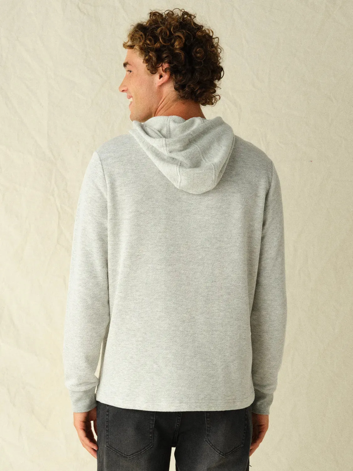 Tailwind Hoodie | Heather Grey Twill