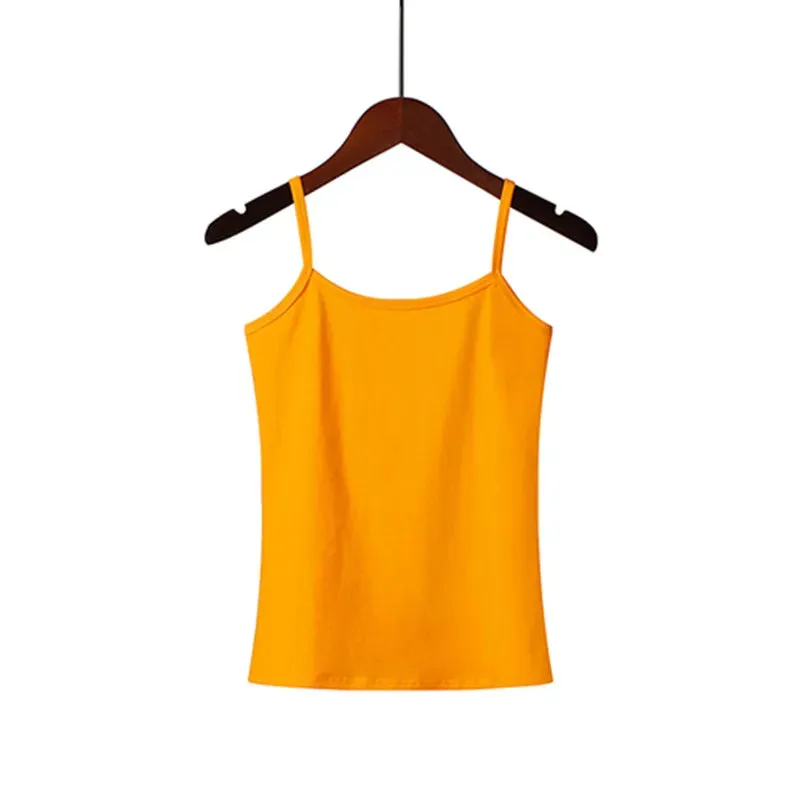 Tank Tops Women Sleeveless Big Size T Shirt Ladies Vest Singlets Camisole Cotton