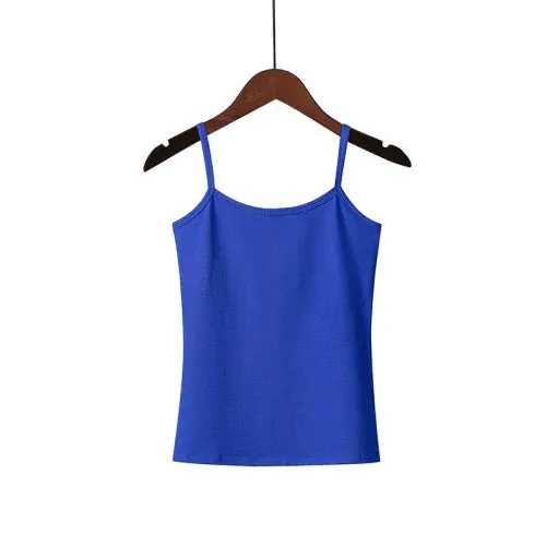 Tank Tops Women Sleeveless Big Size T Shirt Ladies Vest Singlets Camisole Cotton