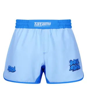 Tatami X Public Domain Cool Blue Everyday High Cut Shorts