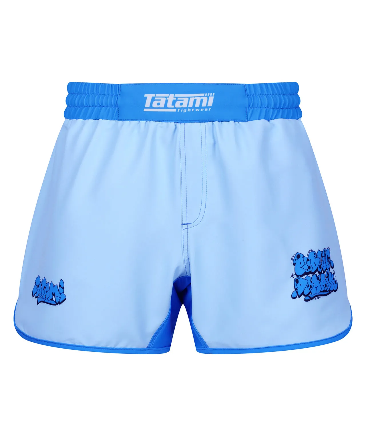 Tatami X Public Domain Cool Blue Everyday High Cut Shorts