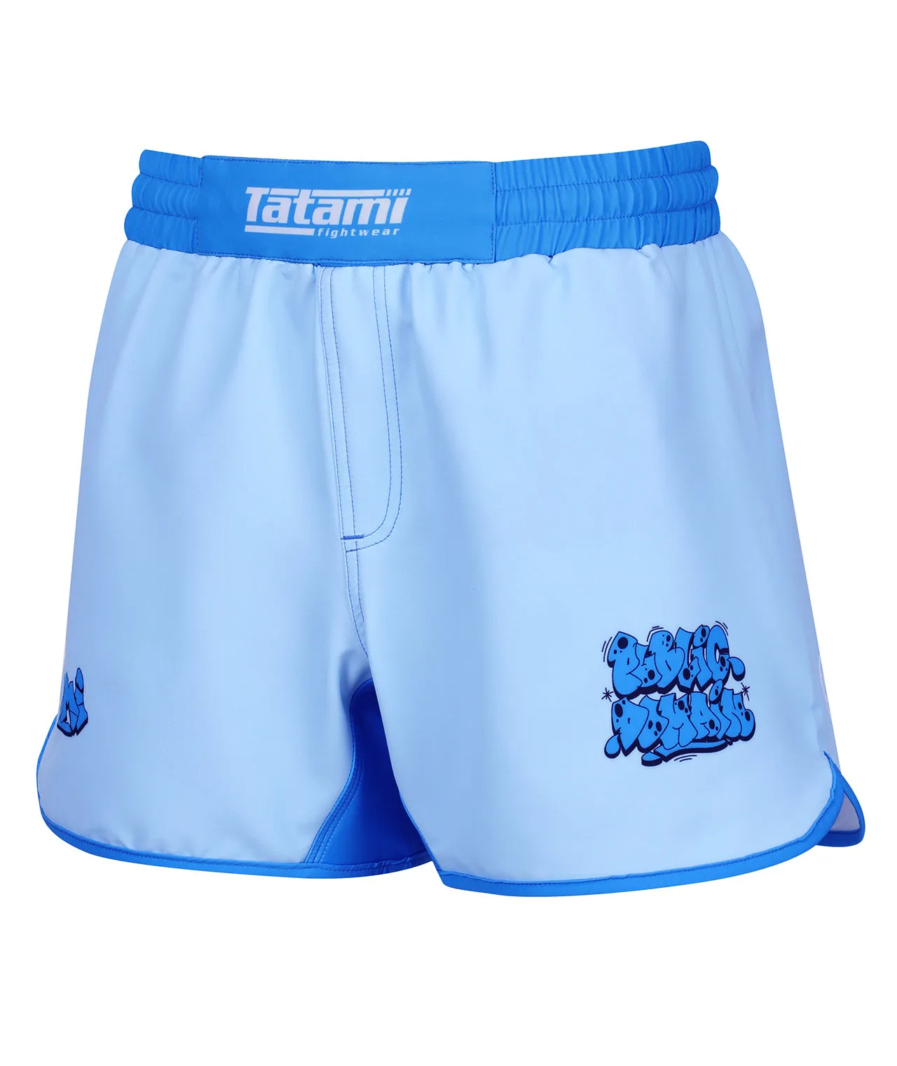 Tatami X Public Domain Cool Blue Everyday High Cut Shorts