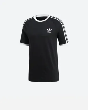 Teens 3 Stripes Tee - Black/White