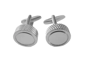 Textured Circular Design Cufflinks